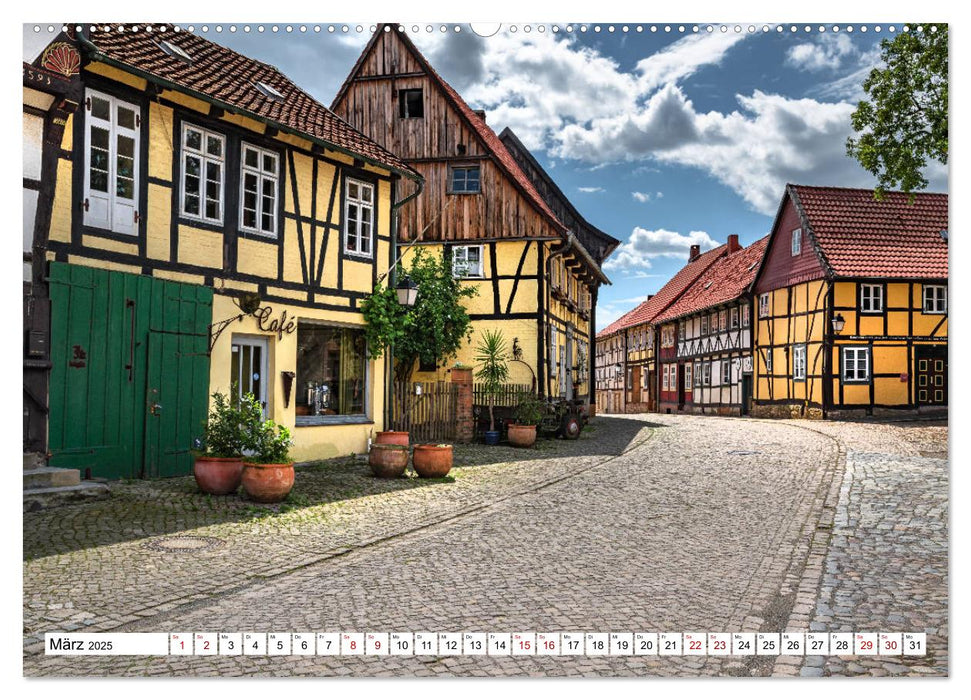 Fachwerkstadt Hornburg (CALVENDO Premium Wandkalender 2025)