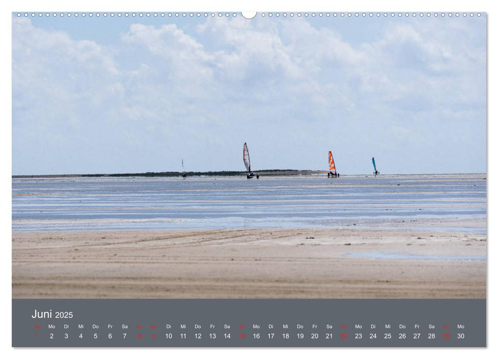 Römö - Wasser, Wind und endloser Strand (CALVENDO Premium Wandkalender 2025)