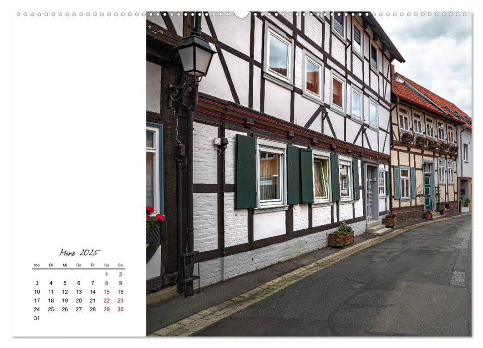 Fachwerkstadt Hornburg (CALVENDO Premium Wandkalender 2025)