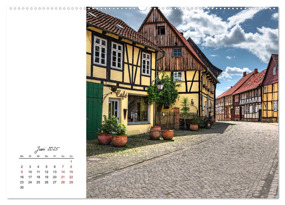 Fachwerkstadt Hornburg (CALVENDO Premium Wandkalender 2025)