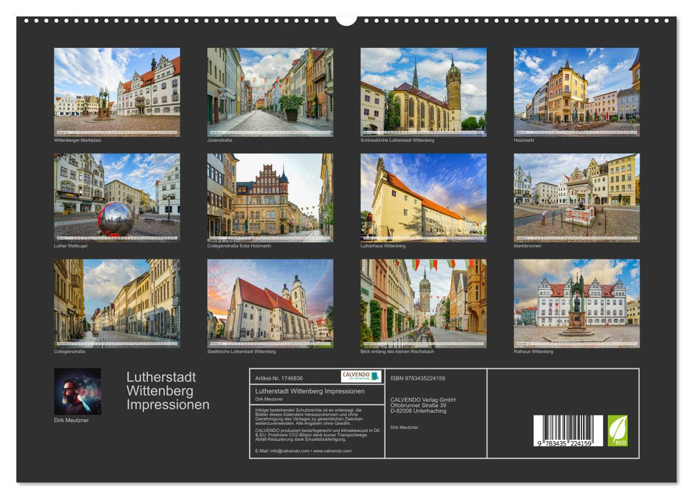 Lutherstadt Wittenberg Impressionen (CALVENDO Premium Wandkalender 2025)