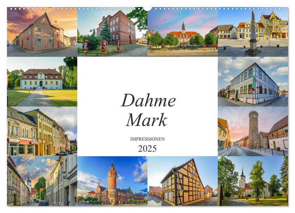 Dahme Mark Impressionen (CALVENDO Wandkalender 2025)