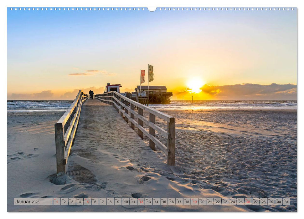 St. Peter Ording - Atemberaubende Momente (CALVENDO Premium Wandkalender 2025)