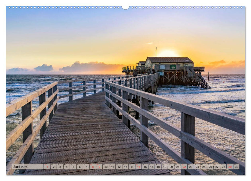 St. Peter Ording - Atemberaubende Momente (CALVENDO Premium Wandkalender 2025)