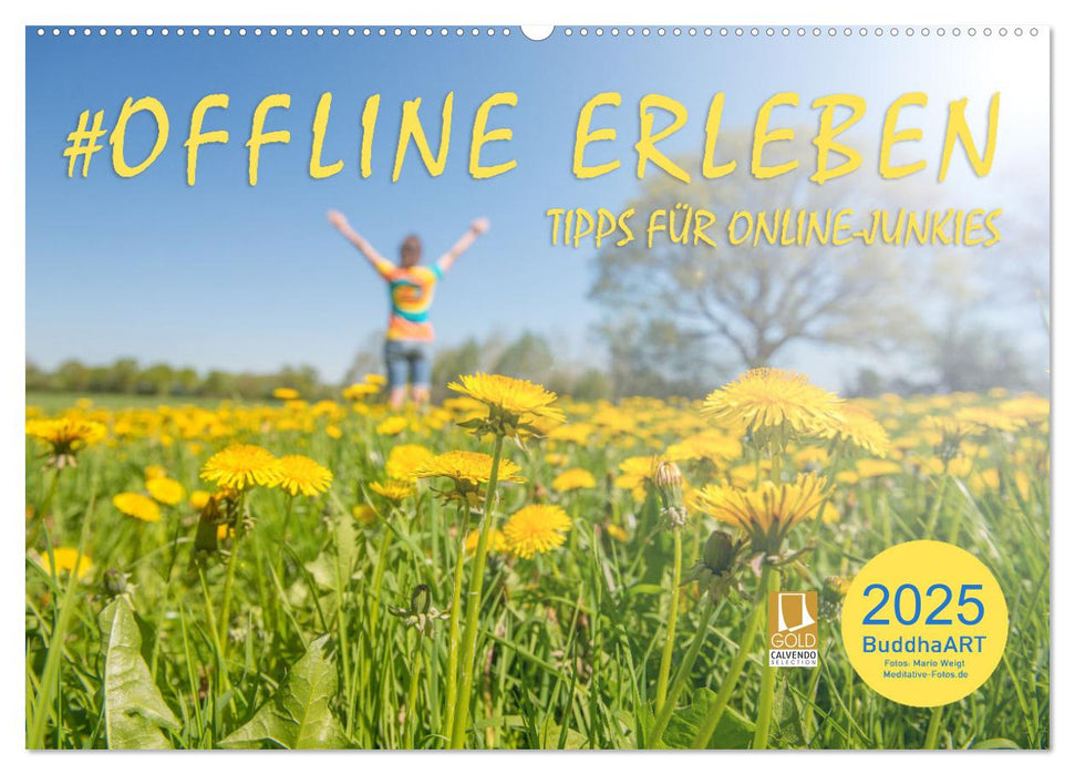 OFFLINE ERLEBEN - Tipps für Online-Junkies (CALVENDO Wandkalender 2025)