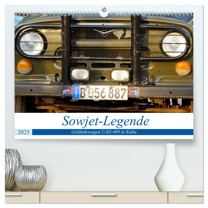 Sowjet-Legende - Der Geländewagen UAZ-469 in Kuba (CALVENDO Premium Wandkalender 2025)