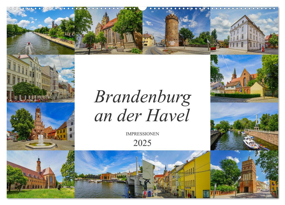 Brandenburg an der Havel Impressionen (CALVENDO Wandkalender 2025)