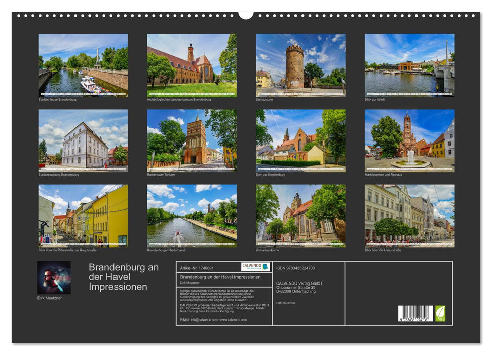 Brandenburg an der Havel Impressionen (CALVENDO Wandkalender 2025)