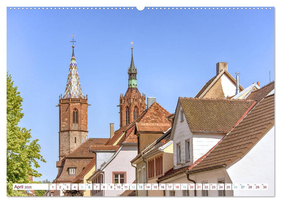 Villingen - historische und moderne Zähringerstadt (CALVENDO Premium Wandkalender 2025)