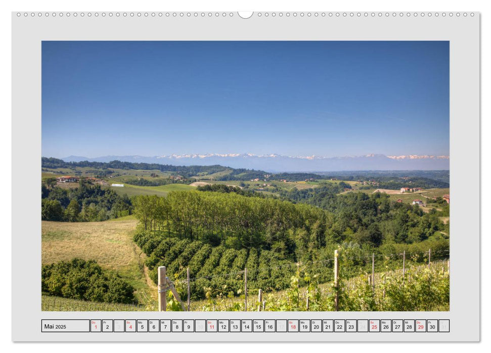 Piemont - die Genussregion Italiens (CALVENDO Premium Wandkalender 2025)