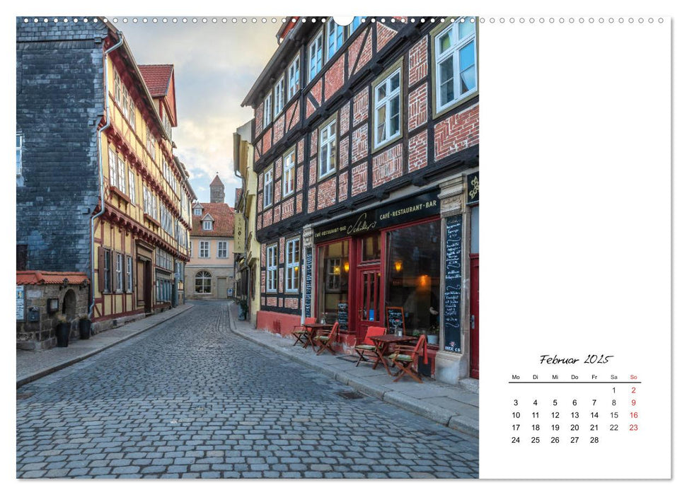 Fachwerkstadt Qudlinburg (CALVENDO Premium Wandkalender 2025)