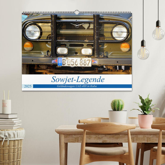 Sowjet-Legende - Der Geländewagen UAZ-469 in Kuba (CALVENDO Wandkalender 2025)