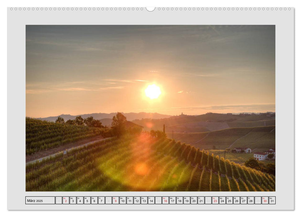 Piemont - die Genussregion Italiens (CALVENDO Wandkalender 2025)