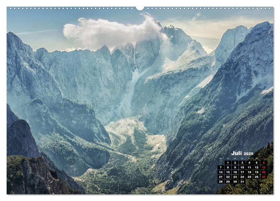 Berge um Kranjska Gora - die Lust zum Wandern (CALVENDO Premium Wandkalender 2025)