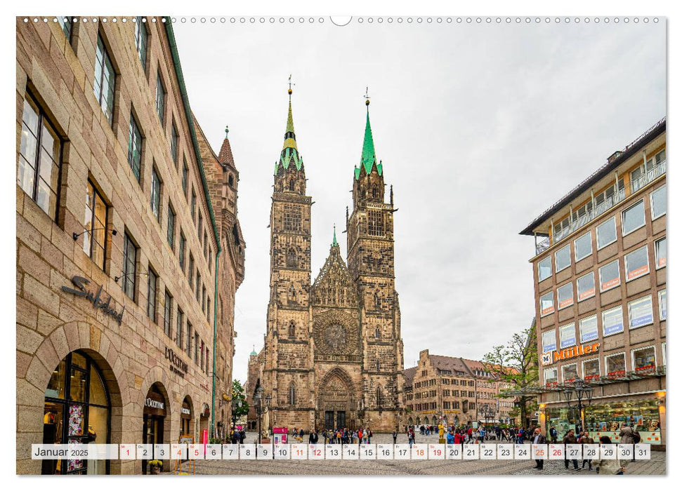 Nürnberg Impressionen (CALVENDO Premium Wandkalender 2025)