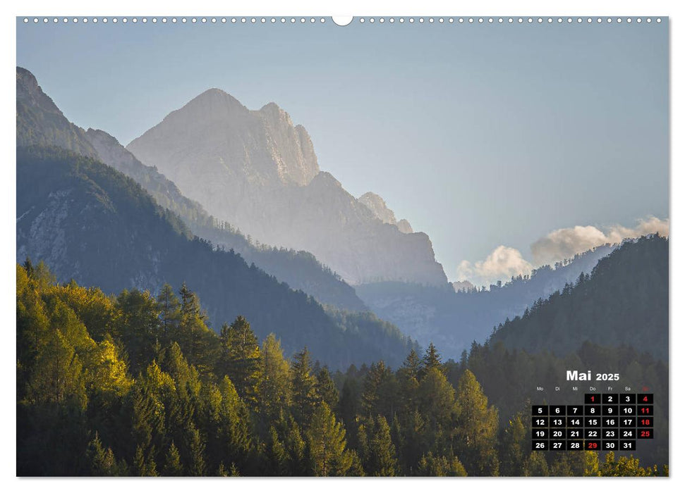 Berge um Kranjska Gora - die Lust zum Wandern (CALVENDO Wandkalender 2025)