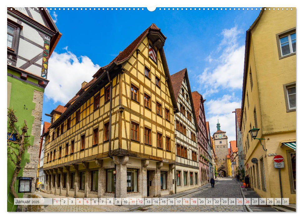 Rothenburg ob der Tauber Impressionen (CALVENDO Premium Wandkalender 2025)