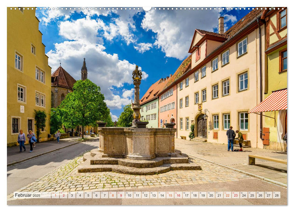 Rothenburg ob der Tauber Impressionen (CALVENDO Premium Wandkalender 2025)