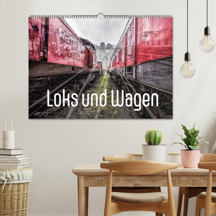 Loks und Wagen (CALVENDO Wandkalender 2025)