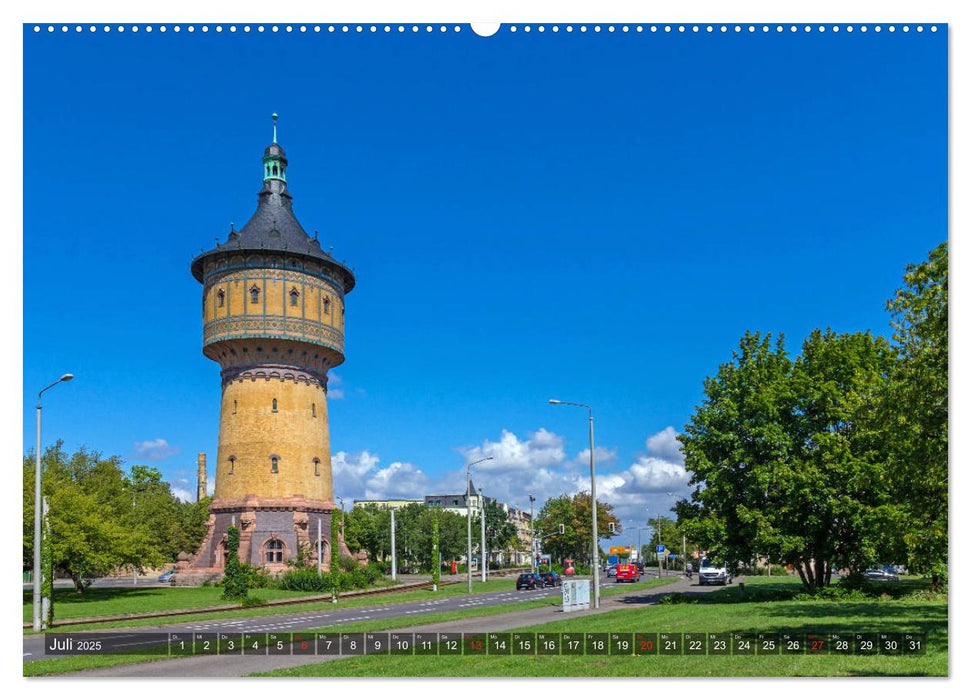 Unterwegs in Halle (CALVENDO Premium Wandkalender 2025)