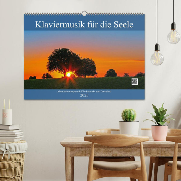 Klaviermusik für die Seele (CALVENDO Wandkalender 2025)