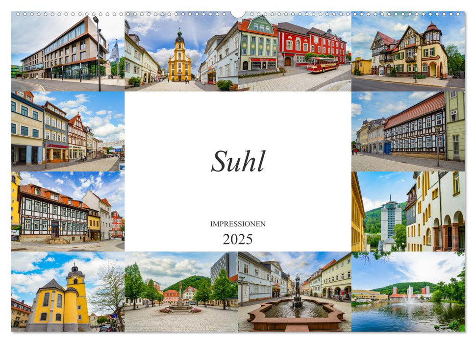 Suhl Impressionen (CALVENDO Wandkalender 2025)