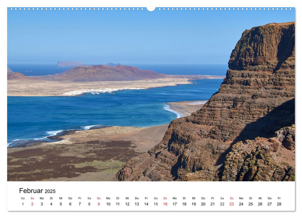 Lanzarote - Einzigartige Landschaften (CALVENDO Premium Wandkalender 2025)