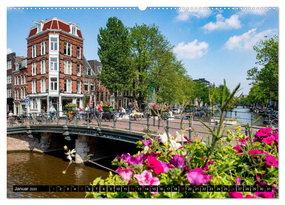 Blickpunkte Amsterdam (CALVENDO Premium Wandkalender 2025)