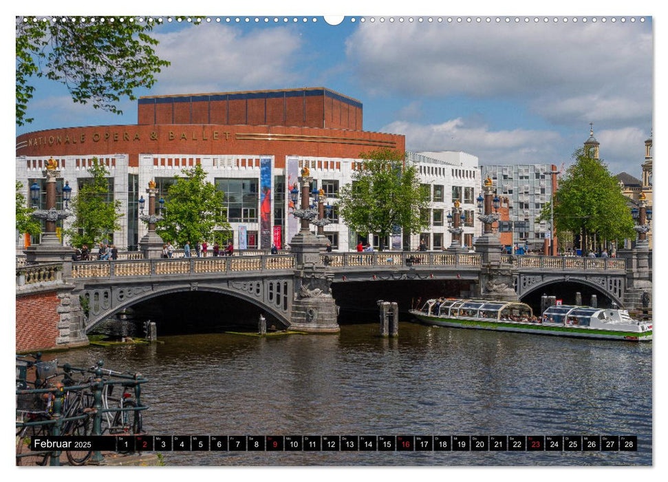 Blickpunkte Amsterdam (CALVENDO Premium Wandkalender 2025)