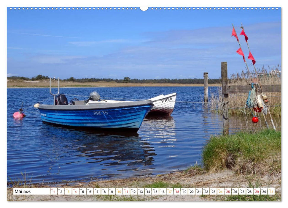 Fischland & Darß Traumlandschaft an Ostsee und Bodden (CALVENDO Premium Wandkalender 2025)