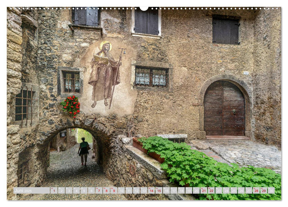 Tenno - Landschaft zwischen Trentino und Gardasee (CALVENDO Wandkalender 2025)