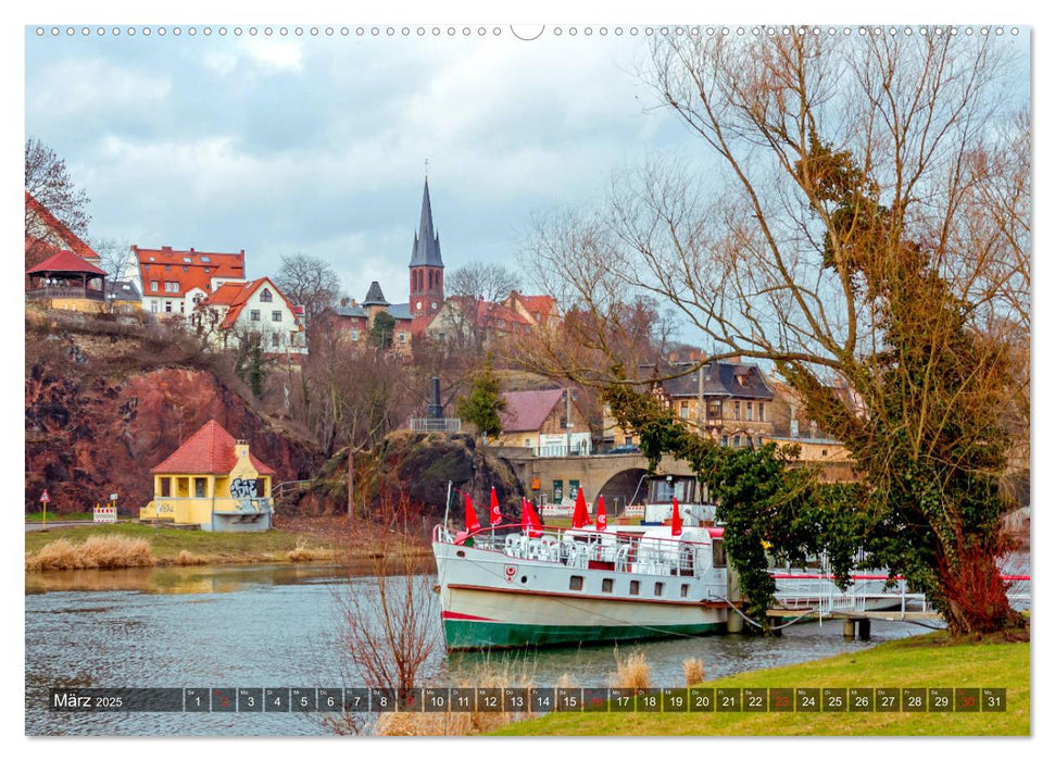 Unterwegs in Halle (CALVENDO Wandkalender 2025)