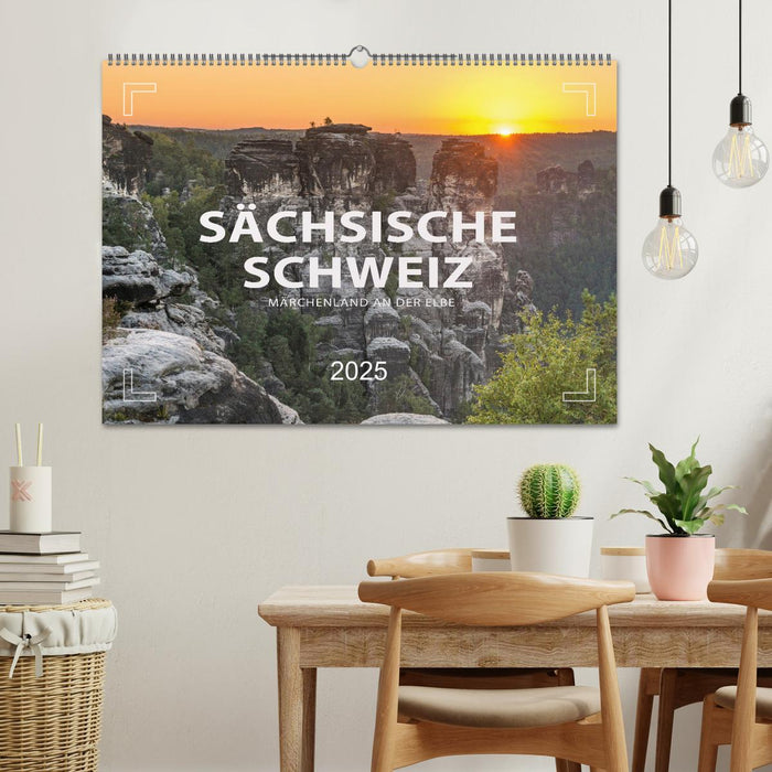 SÄCHSISCHE SCHWEIZ - Märchenland an der Elbe (CALVENDO Wandkalender 2025)