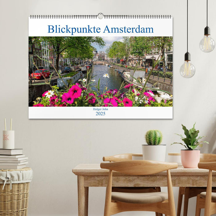 Blickpunkte Amsterdam (CALVENDO Wandkalender 2025)