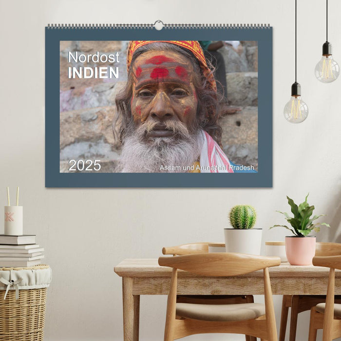 Nordost INDIEN Assam und Arunachal Pradesh (CALVENDO Wandkalender 2025)