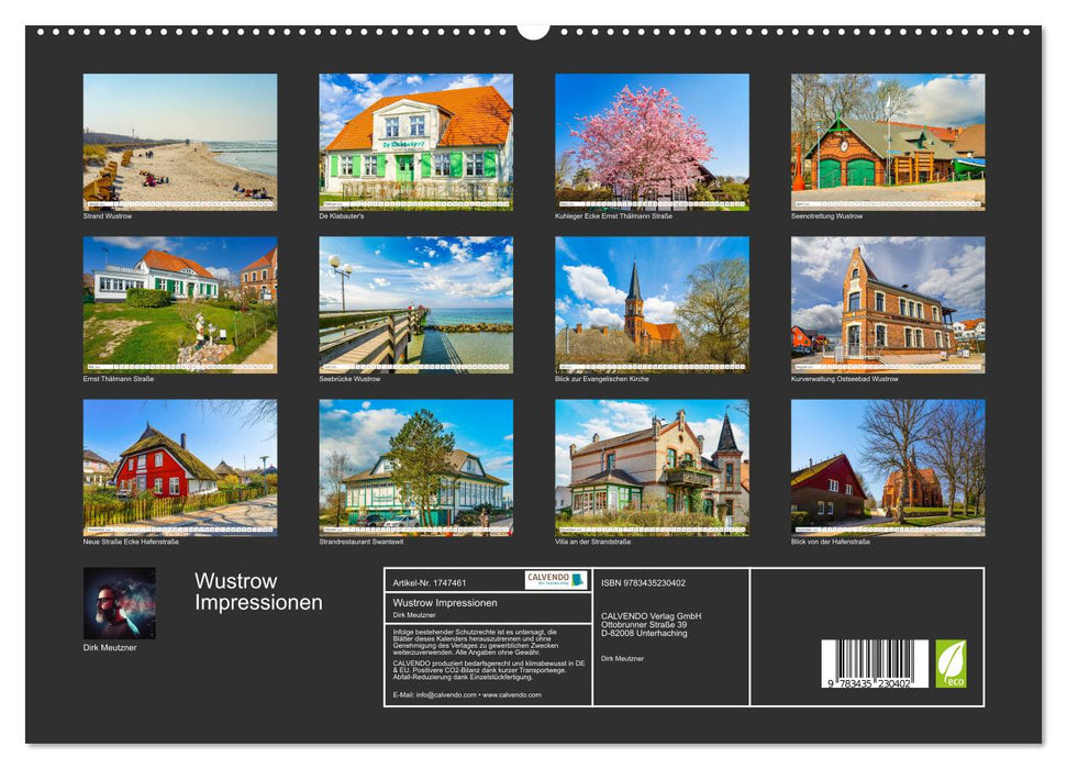 Wustrow Impressionen (CALVENDO Premium Wandkalender 2025)