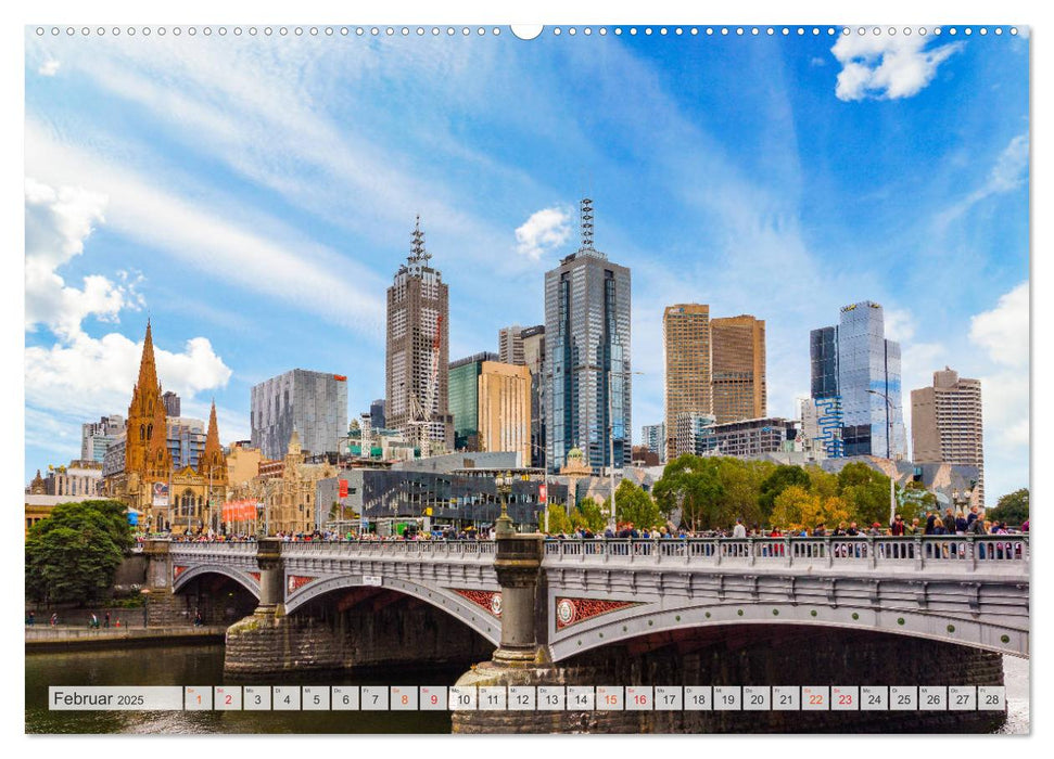 Australien Metropolen (CALVENDO Premium Wandkalender 2025)