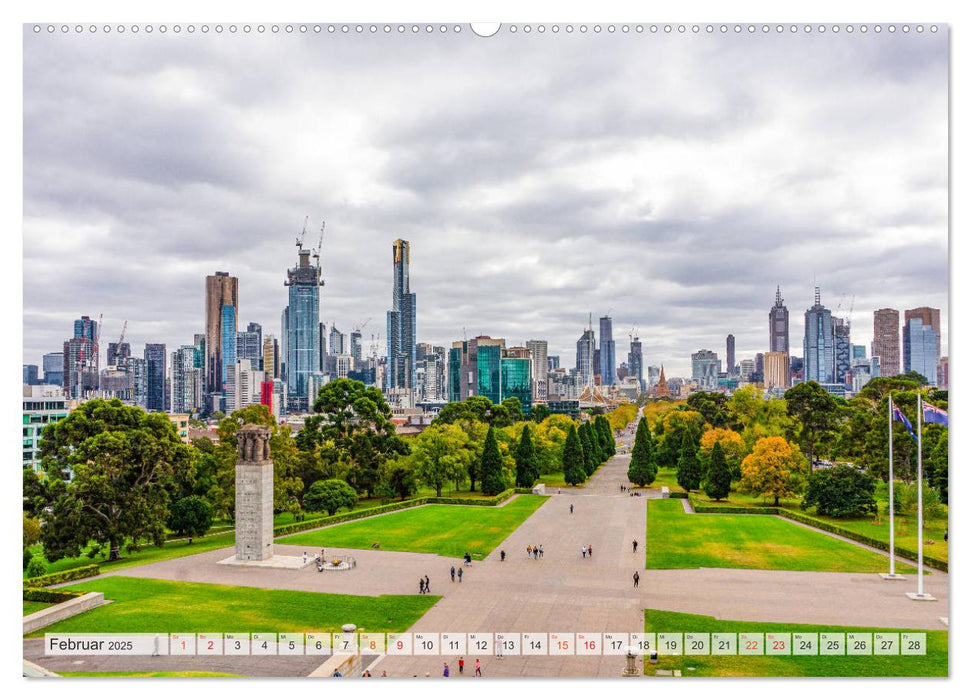 Melbourne Impressionen (CALVENDO Premium Wandkalender 2025)