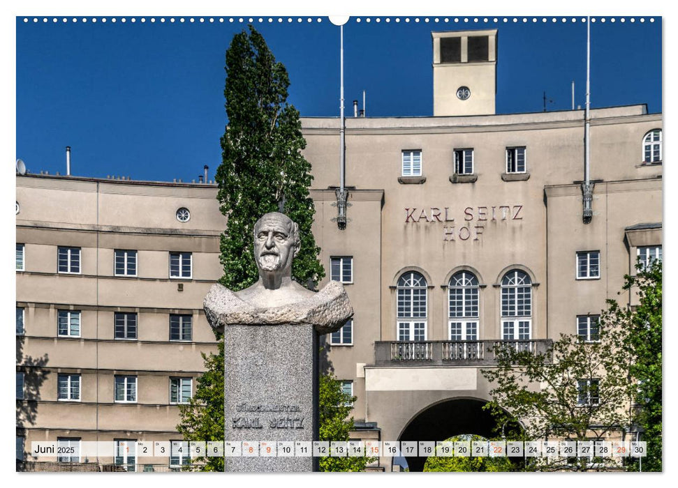 Baukunst des Roten Wien (CALVENDO Premium Wandkalender 2025)