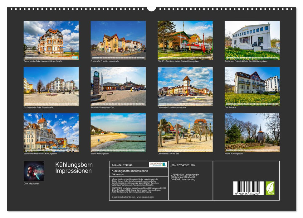 Kühlungsborn Impressionen (CALVENDO Premium Wandkalender 2025)