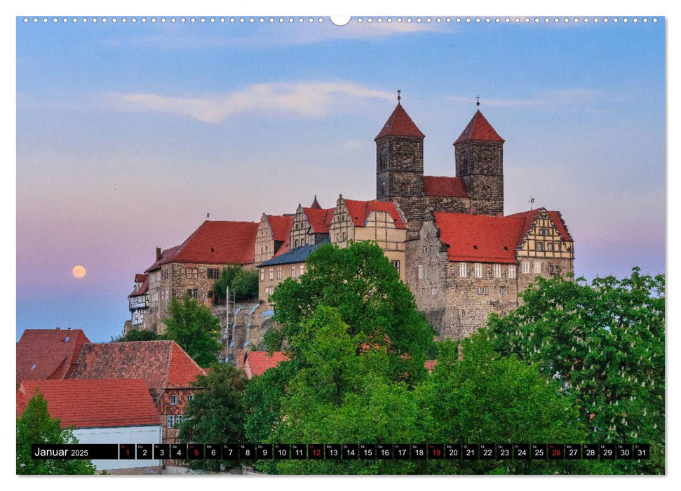 Harzfeuer Quedlinburg (CALVENDO Premium Wandkalender 2025)