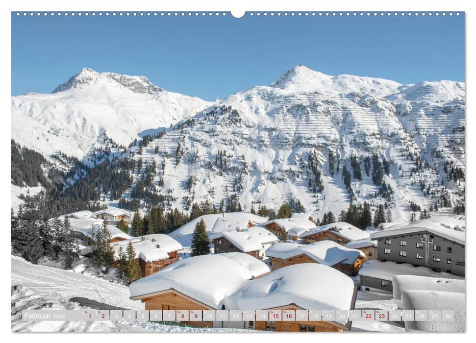 Arlberg - magic of winter (CALVENDO Premium Wandkalender 2025)