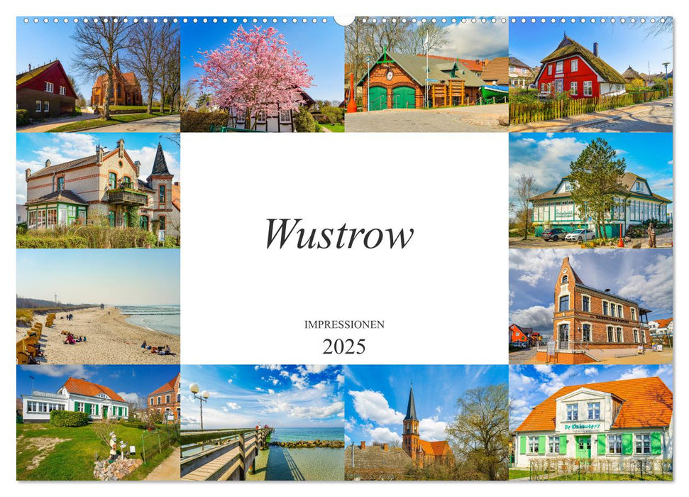 Wustrow Impressionen (CALVENDO Wandkalender 2025)