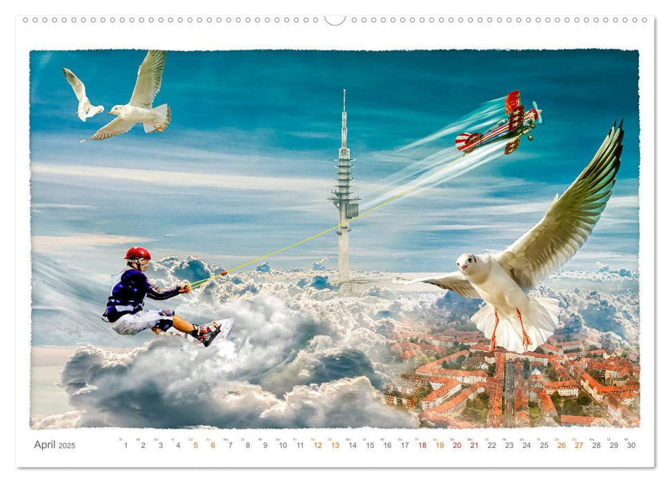 Surreale Ansichten (CALVENDO Premium Wandkalender 2025)