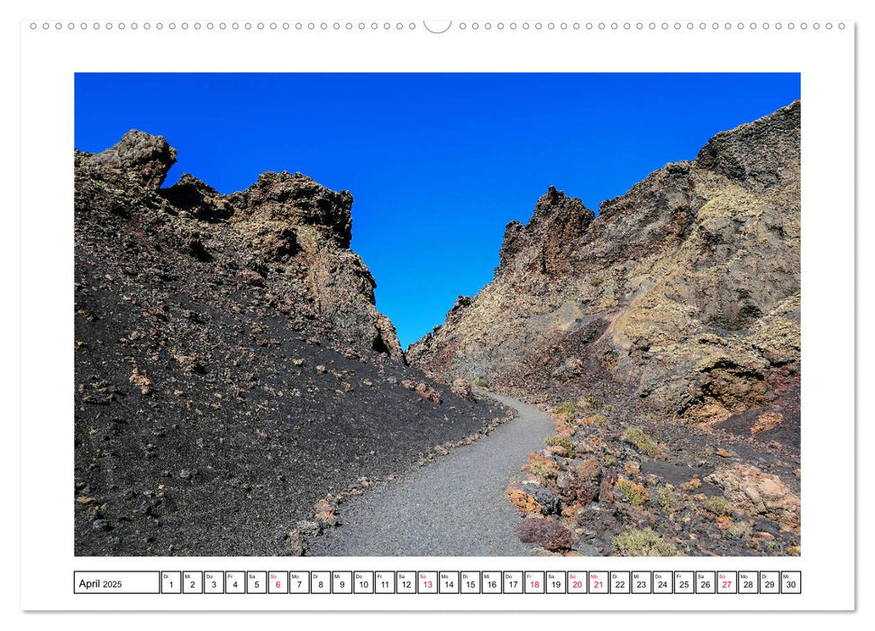 Lanzarote - Nationalpark Timanfaya (CALVENDO Premium Wandkalender 2025)