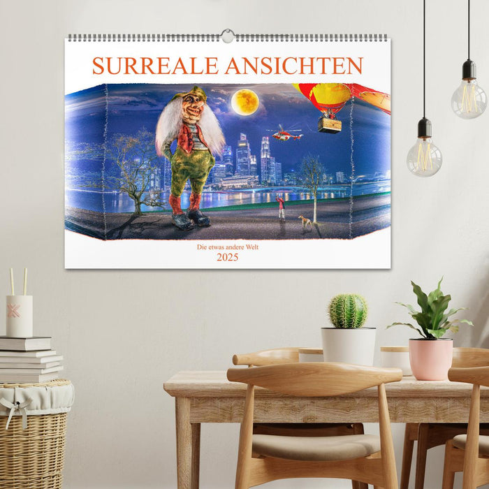 Surreale Ansichten (CALVENDO Wandkalender 2025)