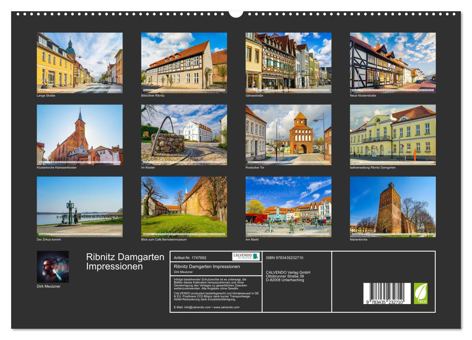 Ribnitz Damgarten Impressionen (CALVENDO Premium Wandkalender 2025)