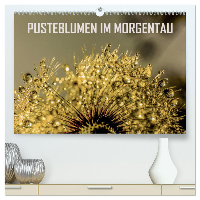 Pusteblumen im Morgentau (CALVENDO Premium Wandkalender 2025)