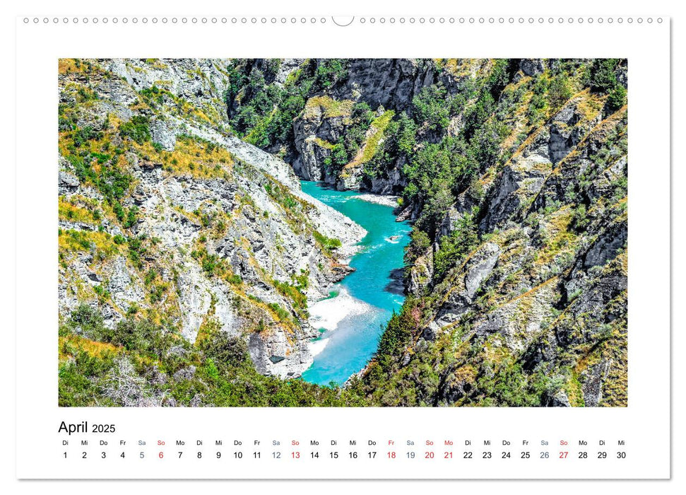 Neuseeland - Skippers Canyon (CALVENDO Premium Wandkalender 2025)