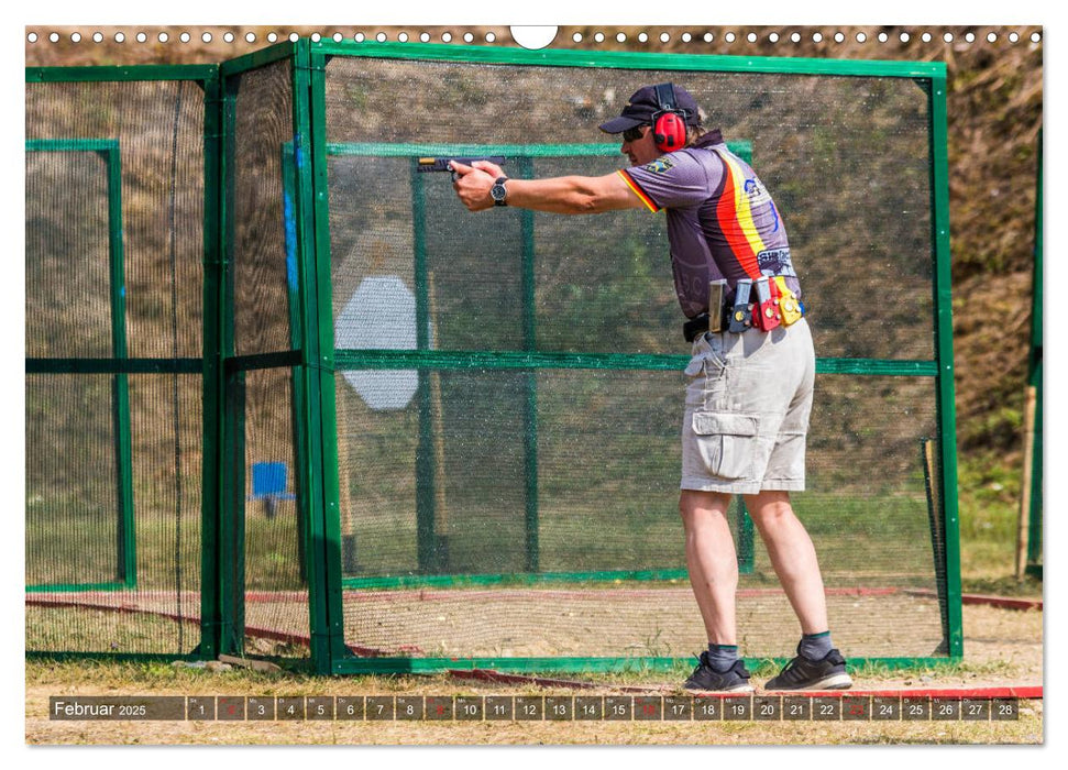 IPSC - Dynamischer Schießsport (CALVENDO Wandkalender 2025)